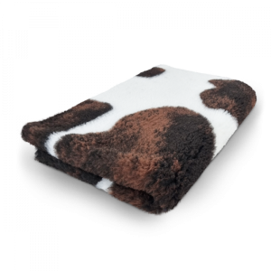 Vetbed Cow bruin wit